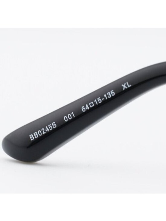 Balenciaga BB0245S 001 Geometric Sunglasses - Grey/Grey main image 10